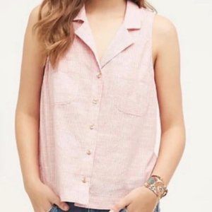 Anthropologie HD in Paris button front tank
